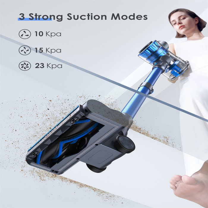 Lubluelu 6 In 1 Lightweight Cordless Stick Vacuum Cleaner For Carpet